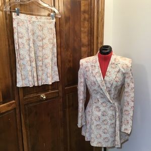 Laura Ashley skirt set, NWT, jacket- light padding, jac"4", skirt "6"
